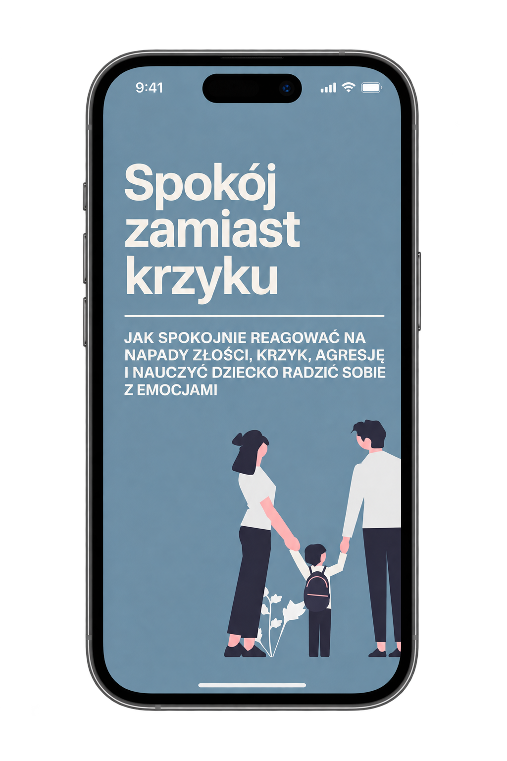 Podgląd poradnika Spokój Zamiast Krzyku na telefonie
